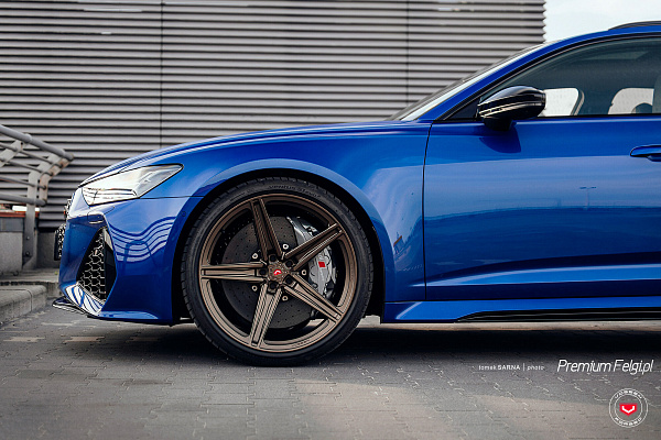 Фото дисков Vossen M-X5 Сатиновая бронза на Audi A/RS 6 (C8)