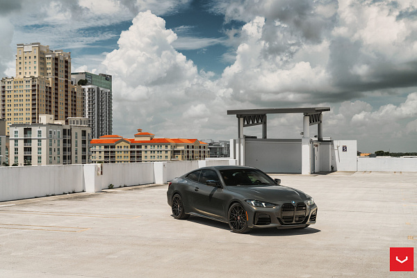 Фото дисков Vossen HF-7 Черный глянец на BMW 4/M4 (G22/G82)