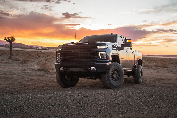 Фото дисков Black Rhino ARMORY Черный матовый на Chevrolet Silverado IV