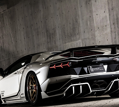 Фото дисков Savini SV76 на Lamborghini Aventador