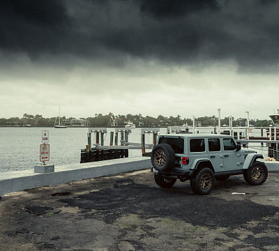 Фото дисков Vossen HFX-1 (5-Lug) на Jeep Wrangler IV (JL)