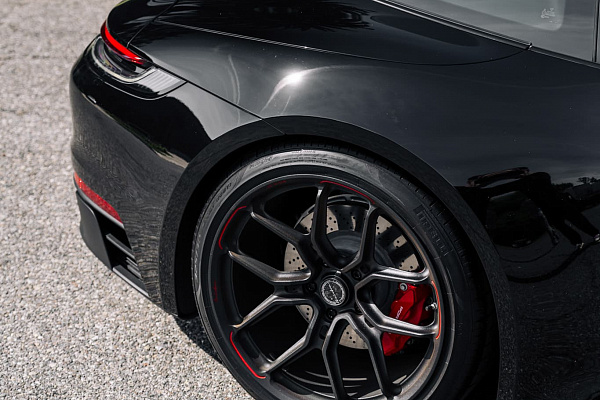 Фото дисков Brixton Forged CM5-RS Черный матовый на Porsche 911 VIII