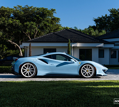 Фото дисков NOVITEC NF10 на Ferrari 488