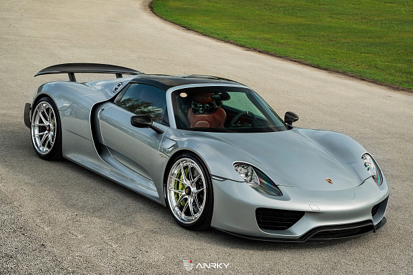 Фото дисков Anrky XR-301 Полированный лак на Porsche 918 Spyder