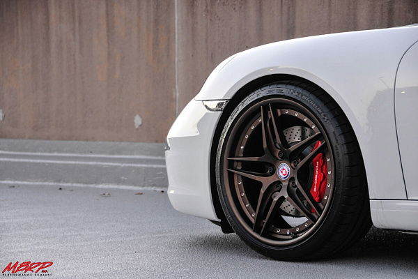 Фото дисков HRE S107 Сатиновая темная бронза на Porsche 911 VII