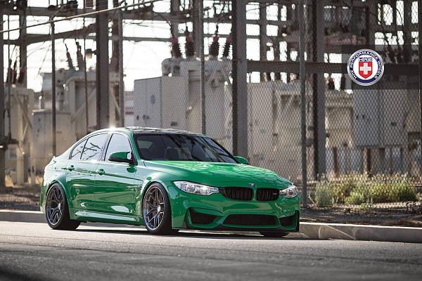 Фото дисков HRE R101 Глянцевый тонированный лак на BMW 3/M3 (F3x/F80)