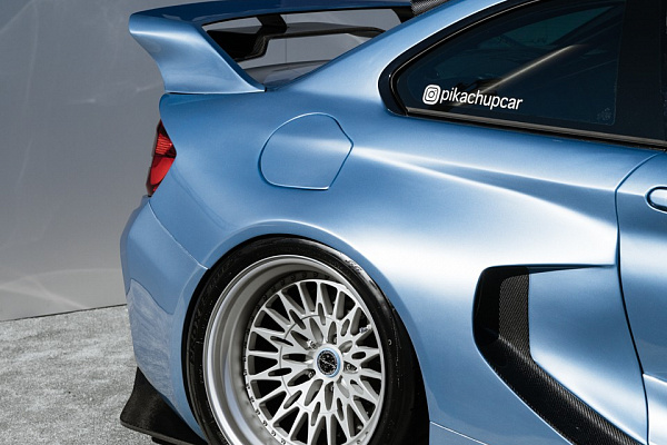 Фото дисков Brixton Forged HS1 Сатиновый лак на BMW 2/M2 (F22/F87)