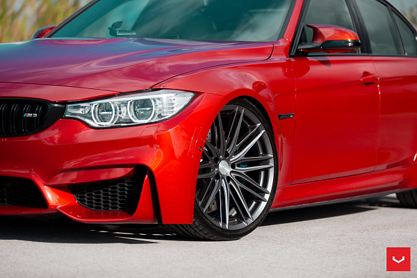 Фото дисков Vossen VFS-4 Глянцевый графит на BMW 3/M3 (F3x/F80)