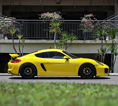 Фото дисков HRE 300 на Porsche Cayman II