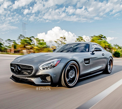 Фото дисков Strasse Wheels SM7 Deep Concave FS на Mercedes-Benz AMG GT I