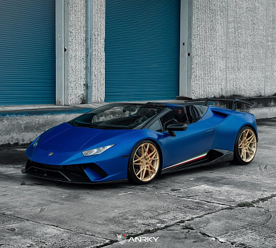 Фото дисков Anrky S1-X2 на Lamborghini Huracan