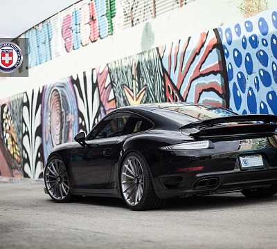 Фото дисков HRE P103 на Porsche 911 VII