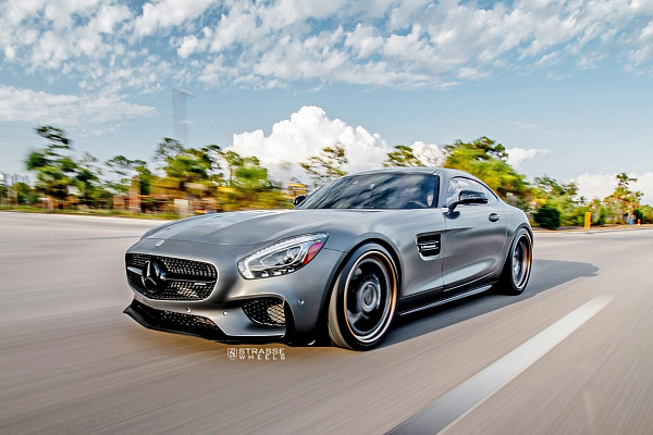 Фото дисков Strasse Wheels SM7 Deep Concave FS Другой цвет на Mercedes-Benz AMG GT I