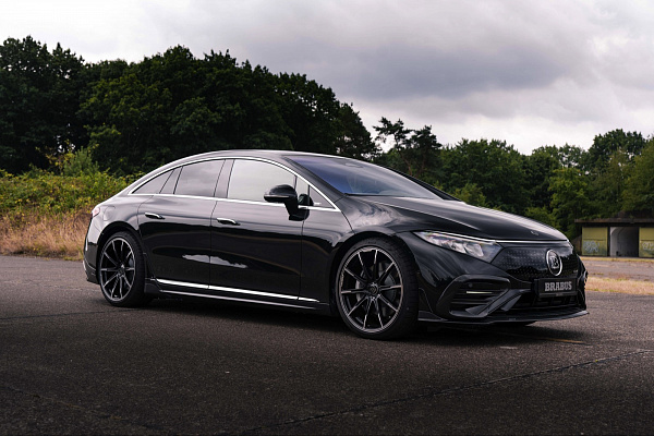 Фото дисков BRABUS Monoblock Z (Platinum Edition) Черный глянец на Mercedes-Benz EQS