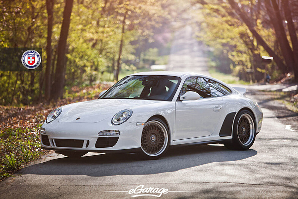 Фото дисков HRE 501 Сатиновая бронза на Porsche 911 VI