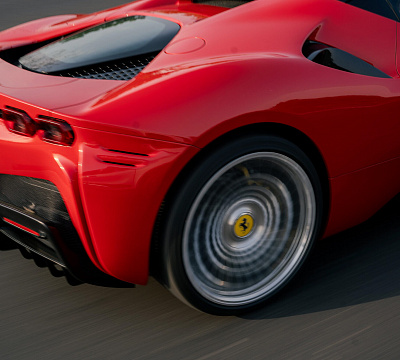 Фото дисков Vossen S21-11T на Ferrari SF90