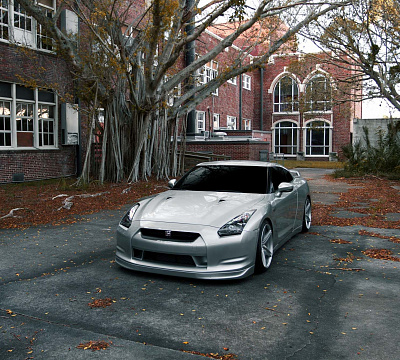 Фото дисков Vossen CV5 на Nissan GT-R