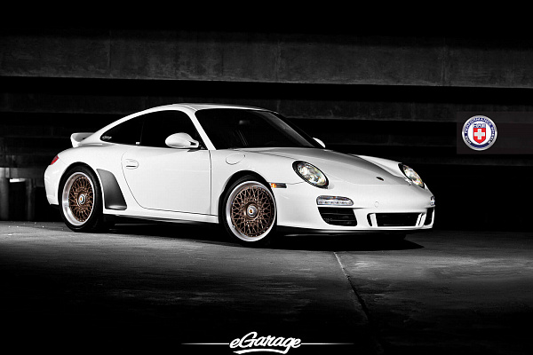 Фото дисков HRE 501 Сатиновая бронза на Porsche 911 VI