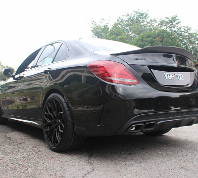 Фото дисков Vossen HF-2 на Mercedes-Benz C-Class (W205)