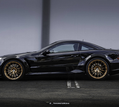 Фото дисков HRE P103 на Mercedes-Benz SL (R230)