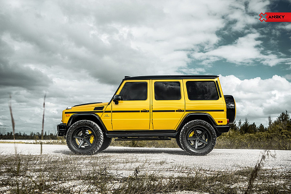 Фото дисков Anrky AN15 Черный сатин на Mercedes-Benz G-Class II
