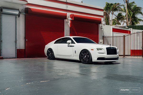 Фото дисков NOVITEC SP2 Черный глянец на Rolls-Royce Wraith