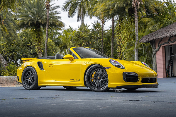 Фото дисков Strasse Wheels SV8 Performance Черный матовый на Porsche 911 VII