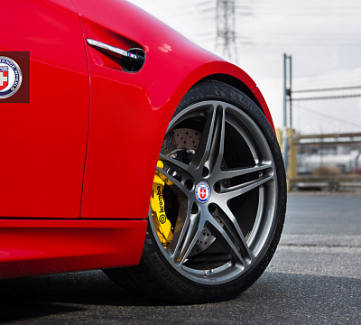 Фото дисков HRE P107 на BMW 3/M3 (F3x/F80)
