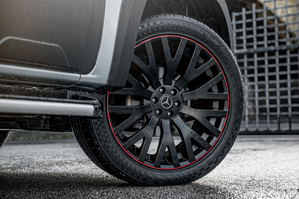 Фото дисков Kahn Kahn RS Черный сатин на Mercedes-Benz X-Class