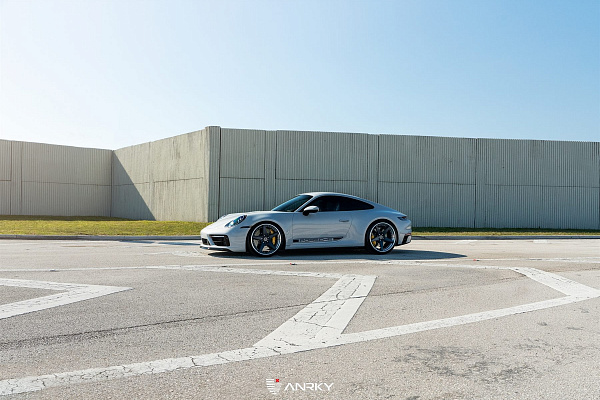 Фото дисков Anrky RS5.3 Черный сатин на Porsche 911 VIII