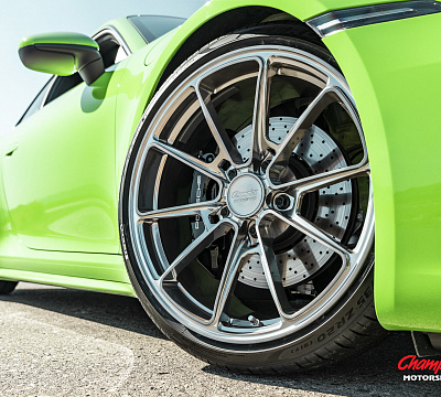 Фото дисков Vossen RS92 на Porsche 911 VIII