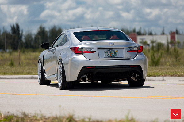 Фото дисков Vossen VFS-5 Серебро на Lexus RC
