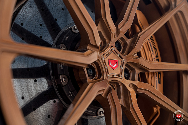 Фото дисков Vossen M-X2 Глянцевая темная медь на Mercedes-Benz C-Class (W205)