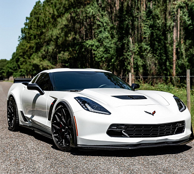 Фото дисков Vossen HF-2 на Chevrolet Corvette C7