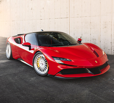 Фото дисков HRE 309 на Ferrari SF90
