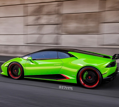 Фото дисков Strasse Wheels SV1 Deep Concave FS на Lamborghini Huracan