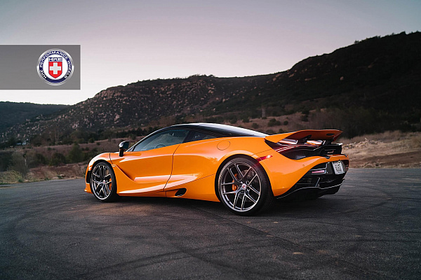 Фото дисков HRE R101 Lightweight Глянцевый тонированный лак на McLaren 720S