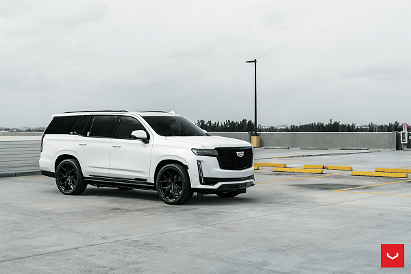 Фото дисков Vossen HF6-4 Черный сатин на Cadillac Escalade V