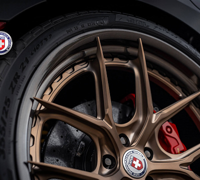 Фото дисков HRE S101SC на Ferrari F8