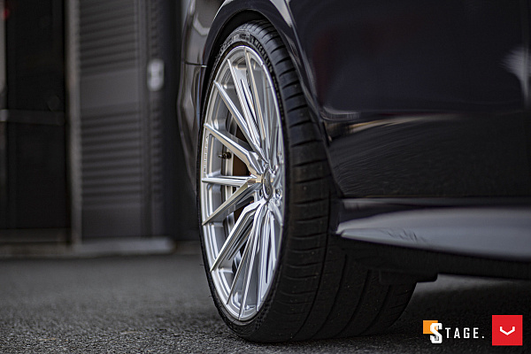 Фото дисков Vossen HF-4T Полированный лак на Mercedes-Benz E-Class (W213, S213, C238)