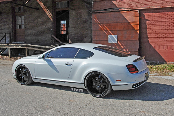 Фото дисков Strasse Wheels S5 Signature Черный глянец на Bentley Continental GT II