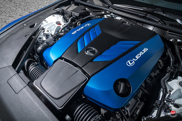 Фото дисков Vossen CG-205T Белый глянец на Lexus LC 500