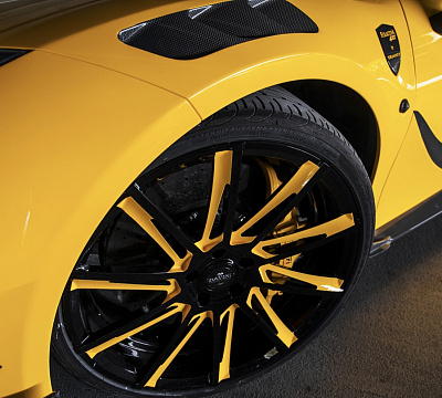 Фото дисков Savini SV50 на Ferrari 488