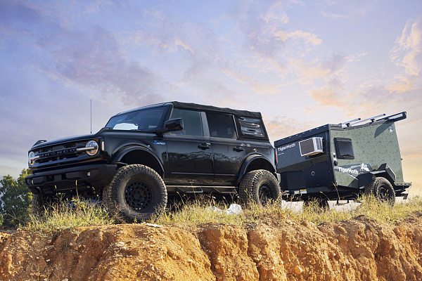 Фото дисков Black Rhino CHAMBER Черный матовый на Ford Bronco