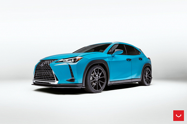 Фото дисков Vossen VFS-1 Черный глянец на Lexus UX