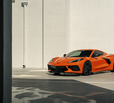 Фото дисков Vossen EVO-5 на Chevrolet Corvette C8