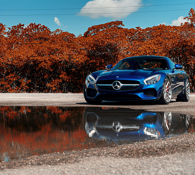 Фото дисков Vossen M-X2 на Mercedes-Benz AMG GT I