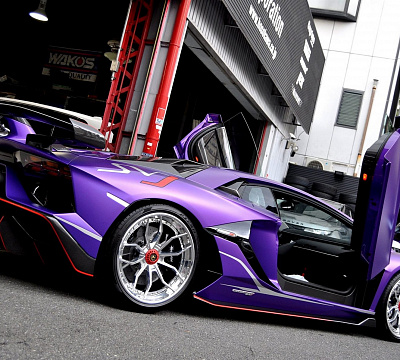 Фото дисков Anrky AN31 на Lamborghini Aventador