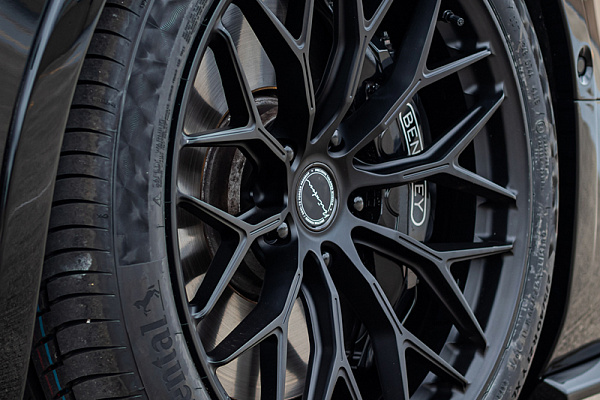 Фото дисков Brixton Forged CM6-R Черный сатин на Bentley Continental GT III
