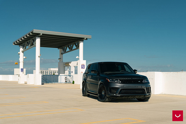 Фото дисков Vossen HF-8 Черный глянец на Range Rover Sport II